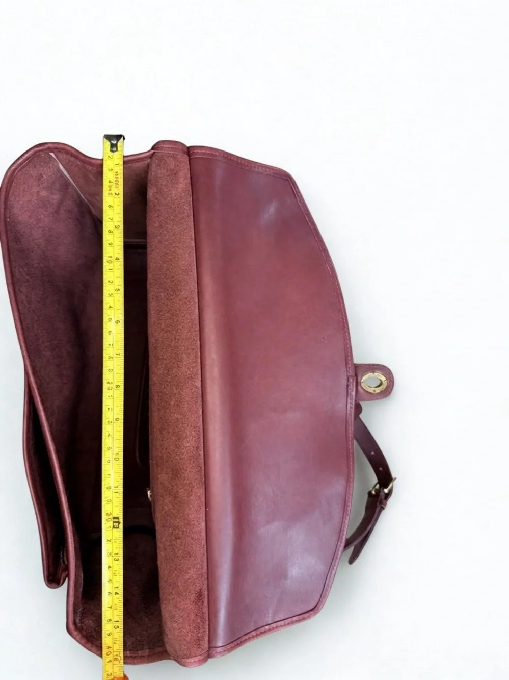 Vintage Coach Beekman Briefcase 5266 Rare Burgundy Leather Messenger Bag USA